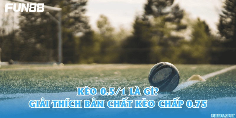 Kèo 0.5/1 là gì? Giải thích bản chất kèo chấp 0.75